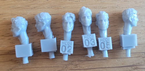 Resin köpfe wii - 1/35,