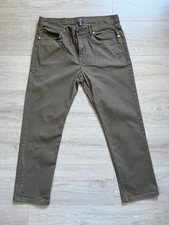 Herren Jeans olivgrün W34 L32