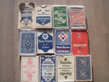 Skatspiele,Kartenspiele 12 Stück  sehr alte , Steuerstempel u.s.w.