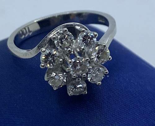 Weißgold ring 585 8 - ring,