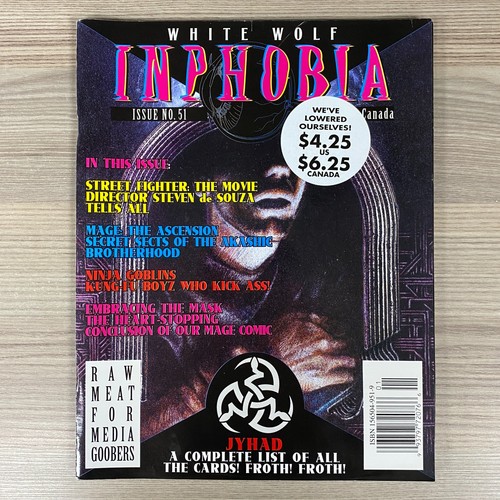 White wolf inphobia - white, magazin
