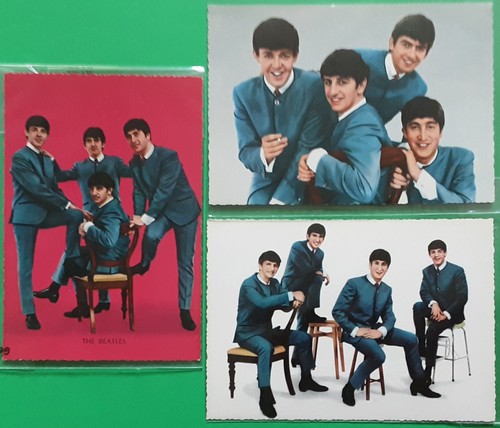 Beatles 4 postkarten - beatles,