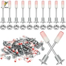 50 Pcs Nägel mit Gewinde für Nagelschussgerät Druckluft Nagelpistole Betonnägel