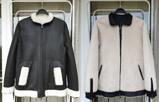 Strenesse Leder Lammfelljacke