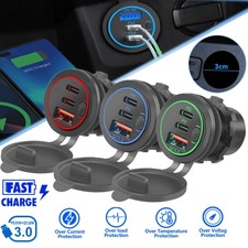 Auto Dual USB C Steckdose 3.0