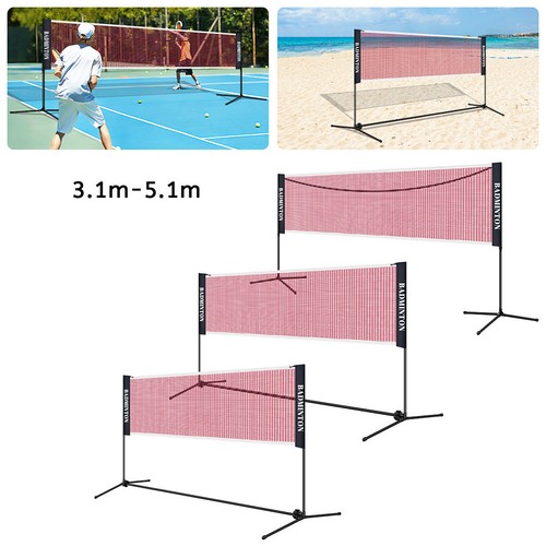 Badminton netz mit ständern - badminton,