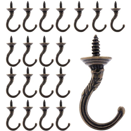 Schraubhaken vintage bronze - bronze, 20