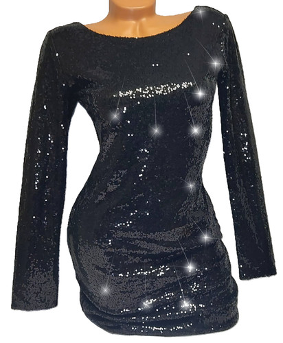 Partykleid pailletten kleid - pailletten,