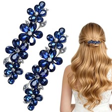 Blaue haarspangen für - 2,