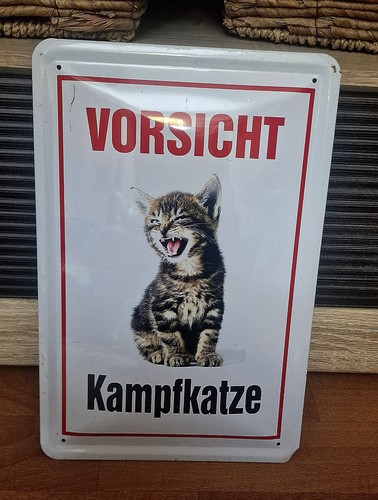 Blechschild schild vorsicht - blechschild,