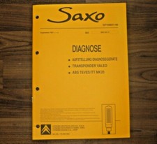CITROEN SAXO 1998 Diagnose