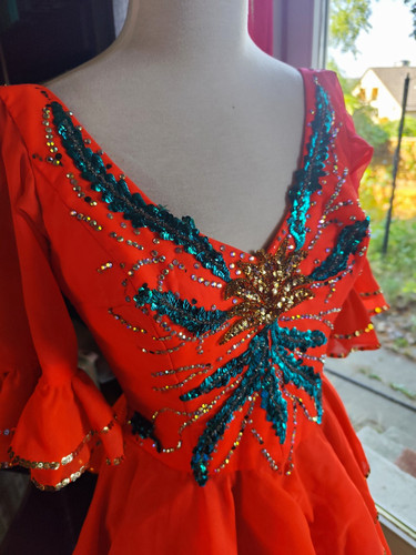 Wunderschönes tanzkleid rot - wunderschönes,