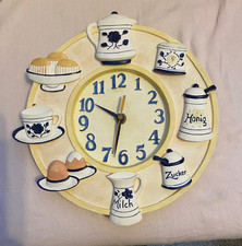 Hübsche Küchenuhr Keramik