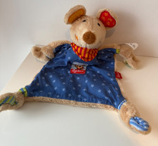 SIGIKID Schmusetuch MAUS PICCI POLINI blau braun mit Halstuch 40148