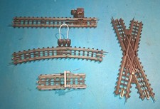 Trix Express Modellgleis Pappschwelle Entkuppler Anschluss Kreuzung Prellbock