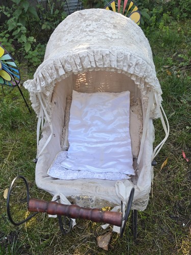 Große puppenwagen antik - große,
