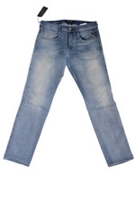 Replay Anbass Jeans - W28 bis W36 - Herren Hyperflex - M914 blau