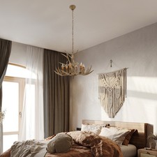 6 Head Geweih Licht Retro