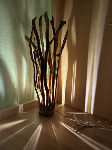 Treibholz lampe 117cm - lampe, natur