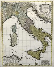 Italien Original Kupferstich