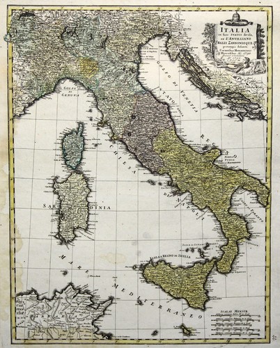 Italien original kupferstich - italien,