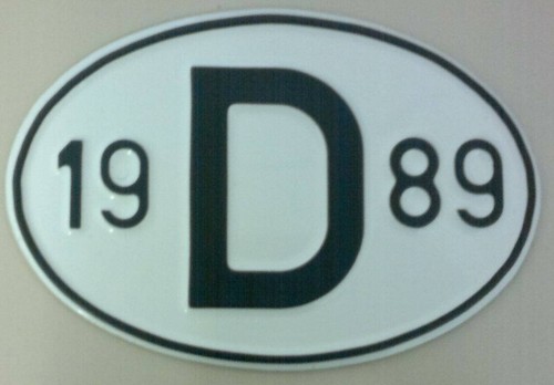 Schild mit jahreszahl - d,