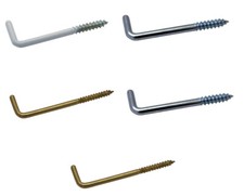 100 X Gerade Schraubhaken