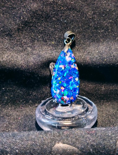 Blauer opal effekt - blauer, opal‑effekt