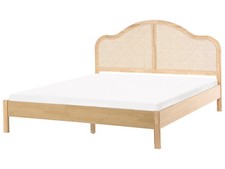 Bett Holzoptik hellbraun