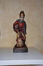 Heiliger Florian, Schutzpatron - Feuerwehr, Geschnitzte Figur,RARITÄT,  Vintage