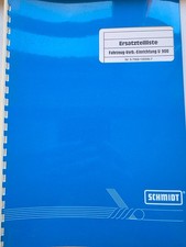 Schmidt Ersatzteilliste Unimog