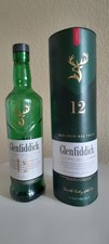 Leere Whisky Flasche Glenfiddich 12 Jahre Leerflasche Geschenkdose Hülse Karton