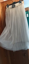 Tüllrock Beige NEU