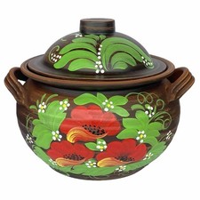 Keramiktopf aus rotem Lehm