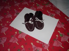 Babyschuhe Lammfell bordeaux