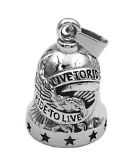 Biker Bell Glocke Metall Anhänger Motorrad Adler  Eagle Glücksbringer MC Luck