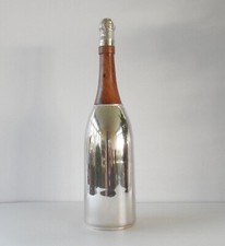 Versilberte Sektflasche Cocktail Shaker