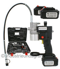 ML Akku Fettpresse 18 V 500 g SR Schraubkartusche Hand Presse 2Akku 2,0Ah Li-Ion