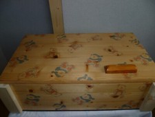 Kinder Spielzeug Schrank Holz Spielzeugtruhe Aufbewahrungsbox Kiste