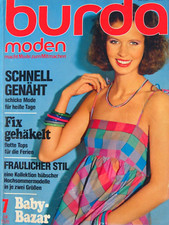 altes Burda Modeheft Ausgabe 7