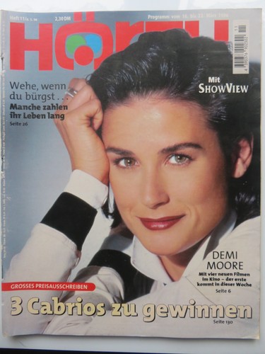 Hörzu 1996 demi moore - 11/1996,,
