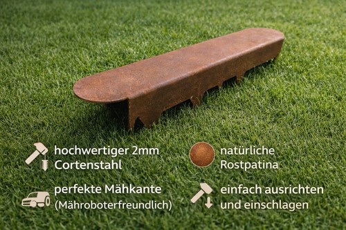 Mähkante beeteinfassung - mähkante,