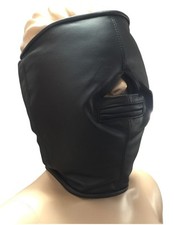 BDSM Bondage Leder Kopfmaske