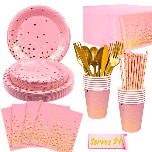 Pink gold geschirr set - geschirr,