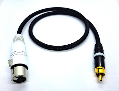 Audiokabel rca neutrik auf xlr - rca,