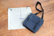 EXQUISITE SCHULTERTASCHE UMHÄNGETASCHE von JOOP! aus FILZ GRAU, UNISEX, NEU!