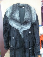 Vintage samt mantel - vintage,