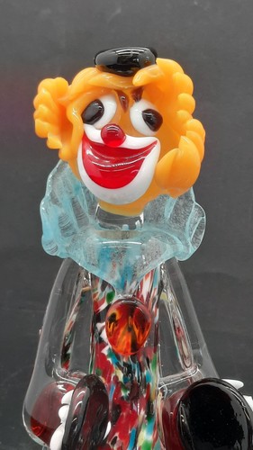 Murano clown aus glas - aus,