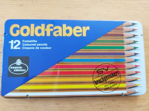 Alte blechbox goldfaber faber - alte,