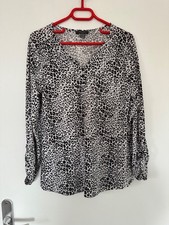 Damen animal print - print, bluse